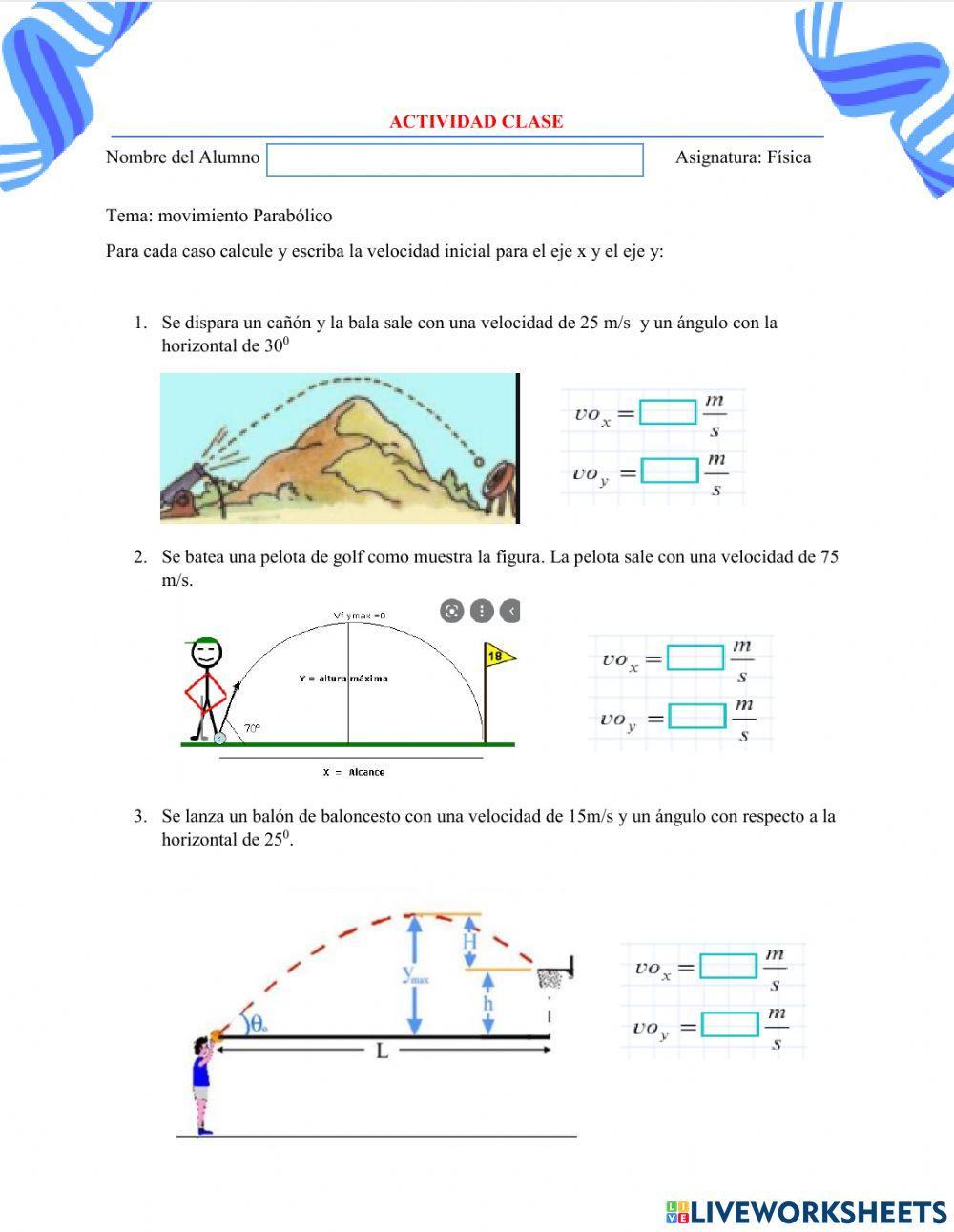 Movimiento parabólico