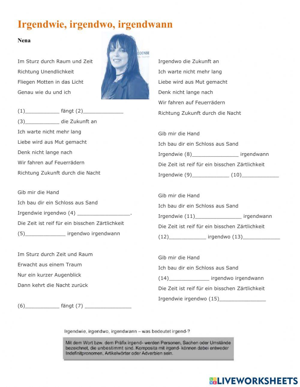 Irgendwie Irgendwo Irgendwann