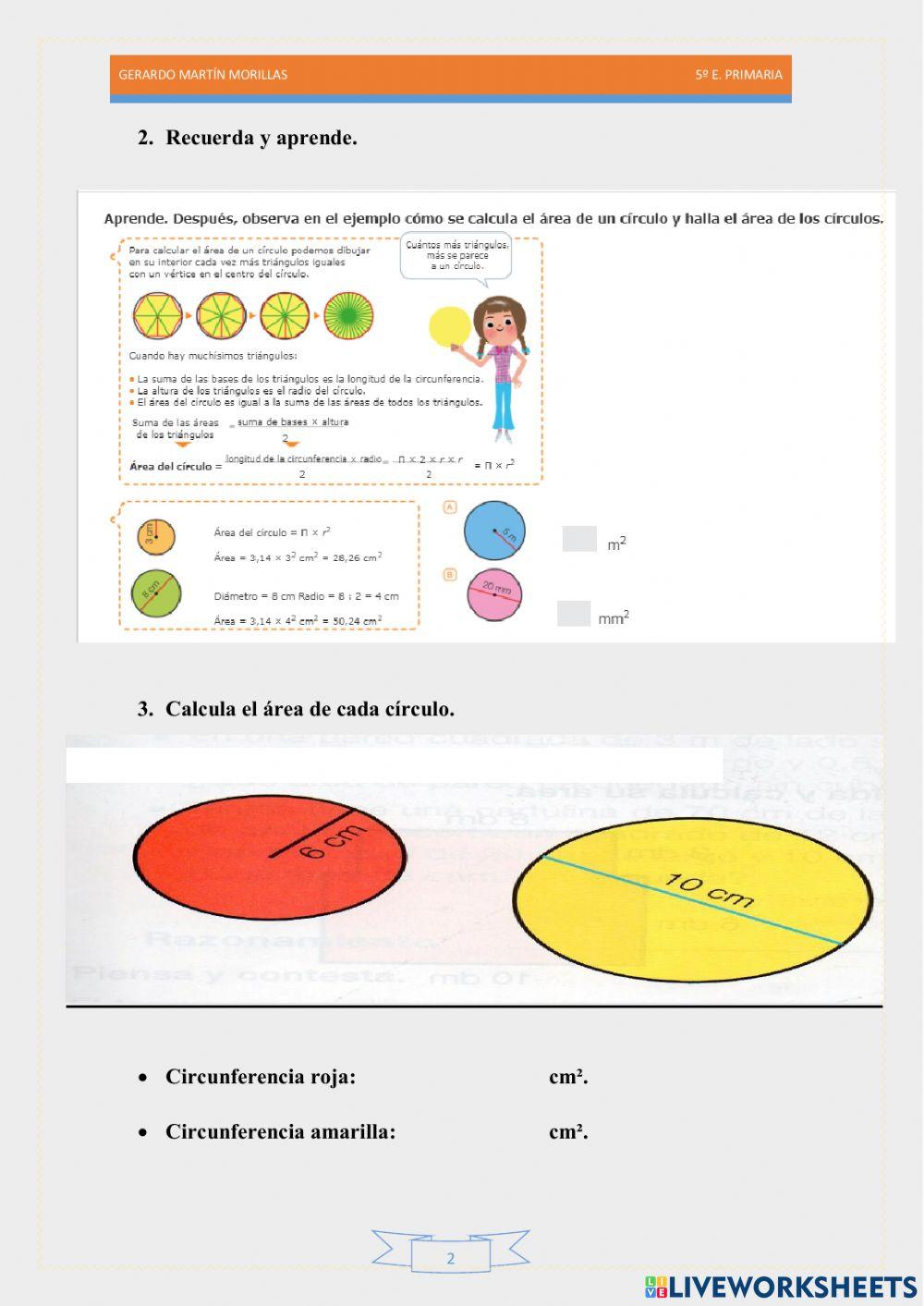 Geometría. Ficha 16.