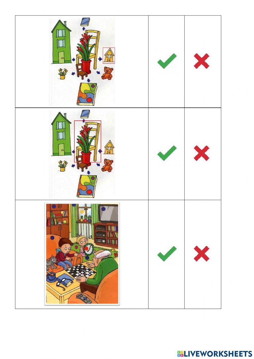 Wohnung, Richtungen, Farben