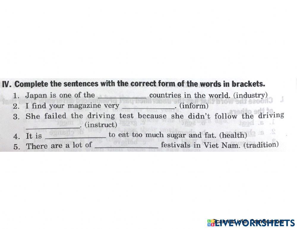 Review for first semester Exam