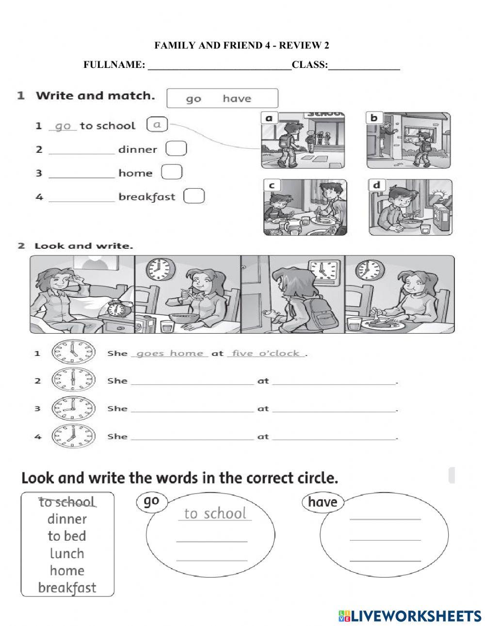 Lớp 4- tuần 14- review 2