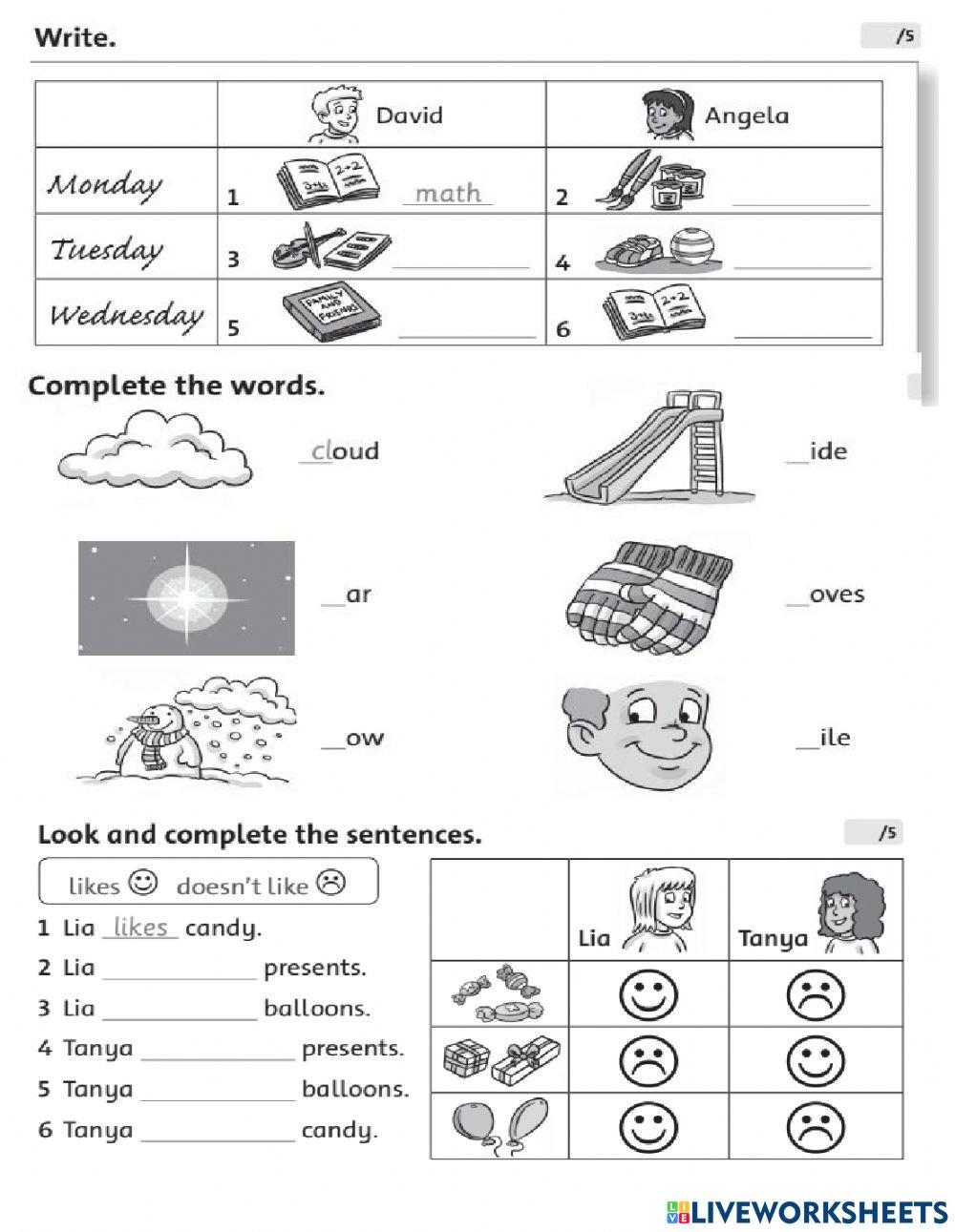 Lớp 4- tuần 14- review 2