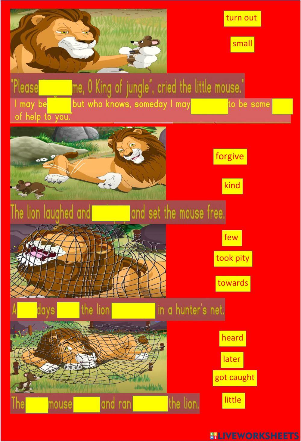 The lion and the mouse