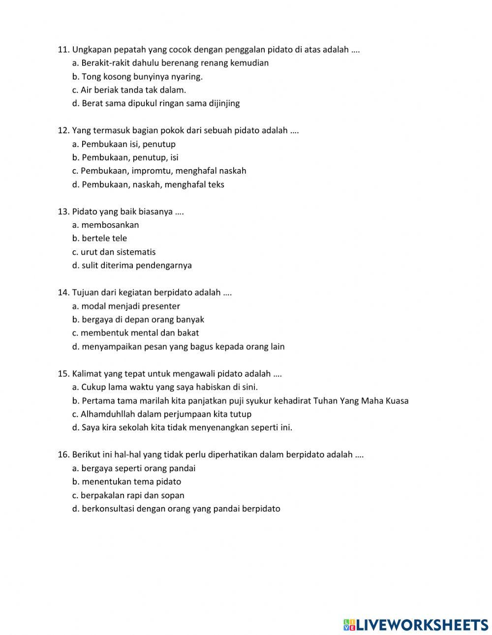 Ila - bahasa indonesia tema 7