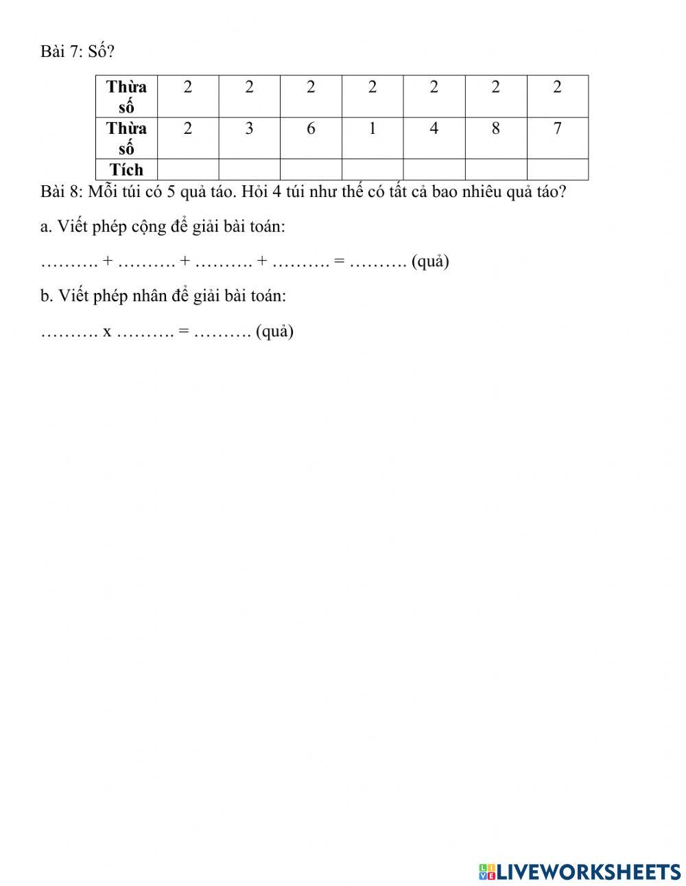 Thừa số tích