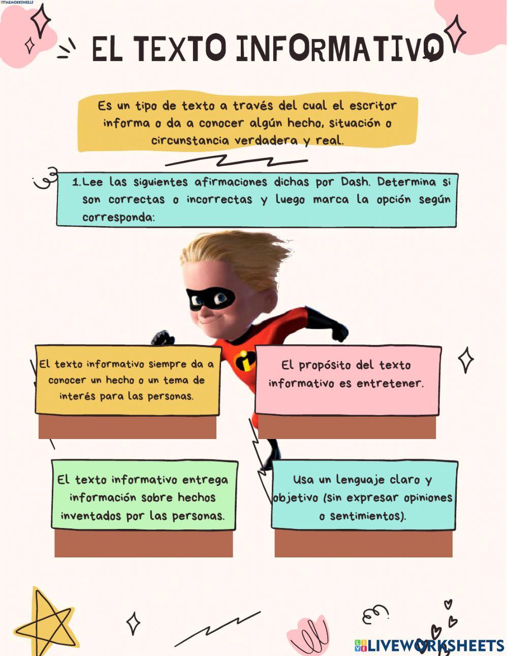 Texto informativo 1770880 lizsantana live worksheets