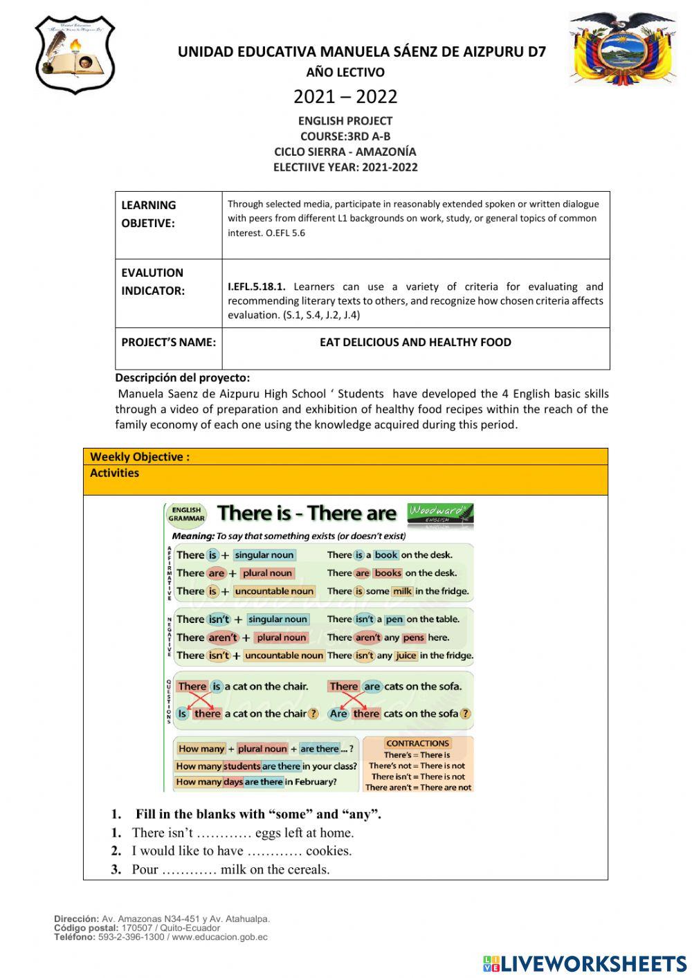 There is - there are