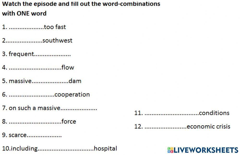 Blood, concrete and dynamite ted task 2