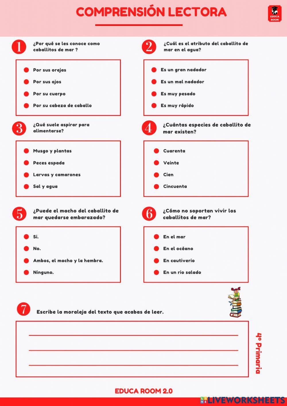 4º ud3 comprensión lectora lengua