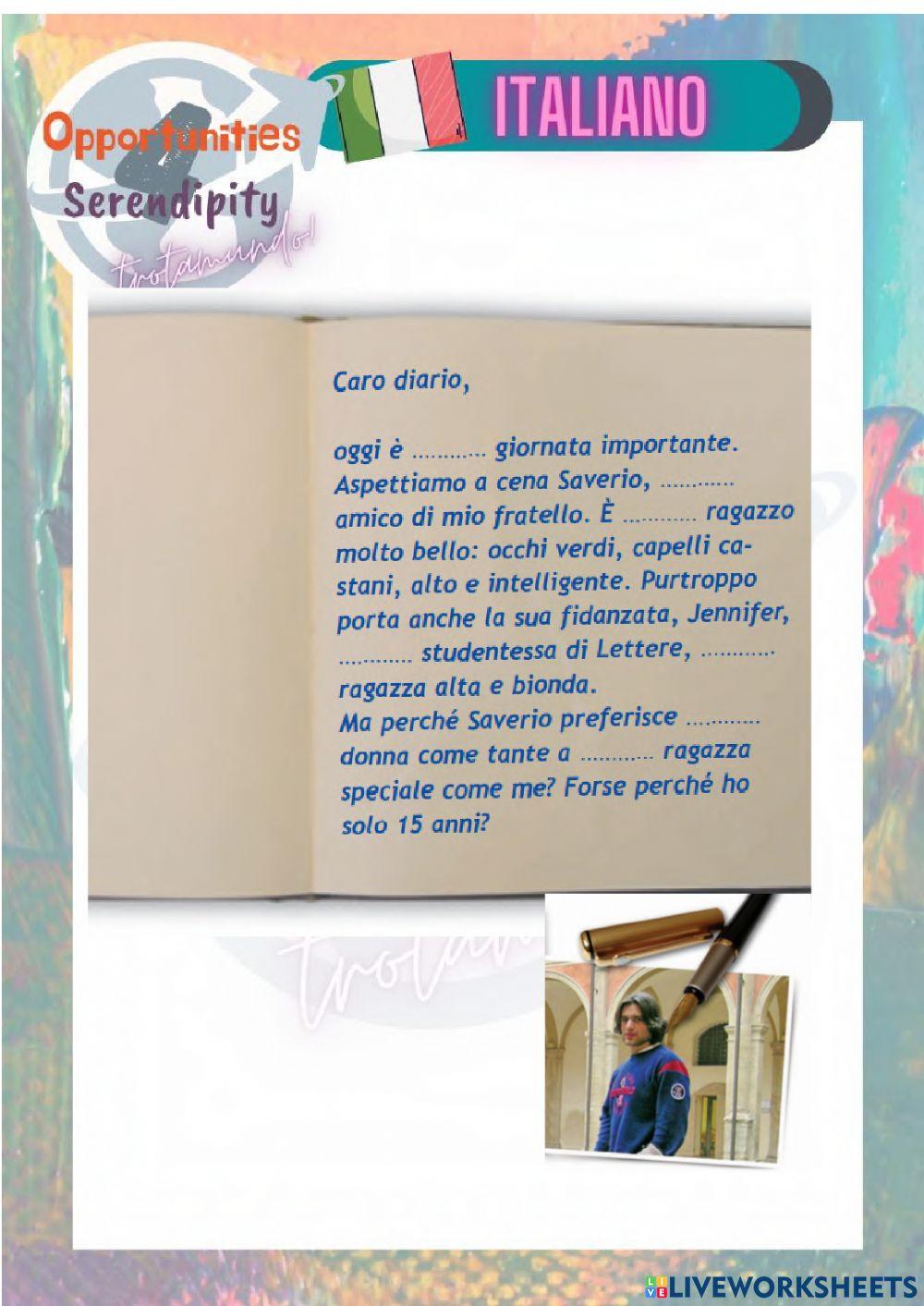 Progetto Italiano Clase 4