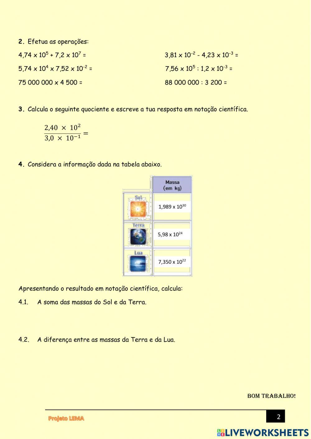 Notação Científica
