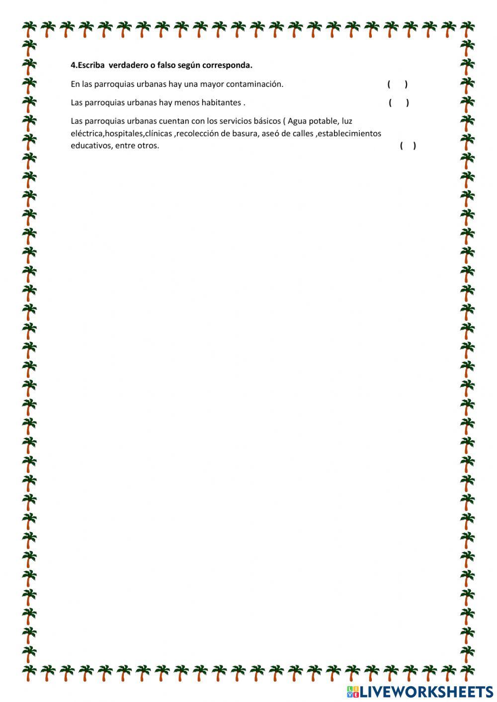 Parroquias Rurales y Urbanas