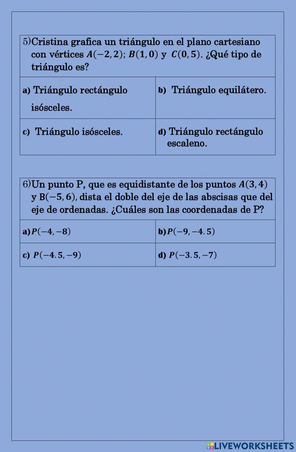 Distancia entre dos puntos