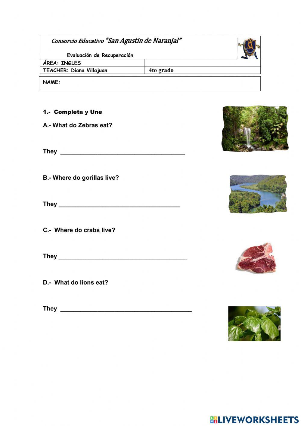 Evaluación de mis conocimientos