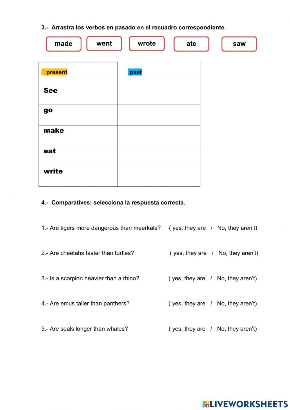 Evaluación de conocimientos