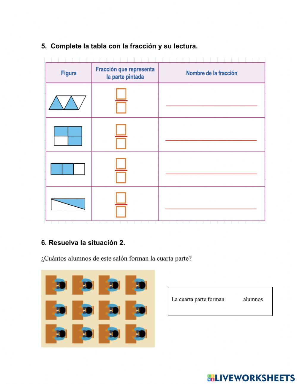 Identificacion de fracciones