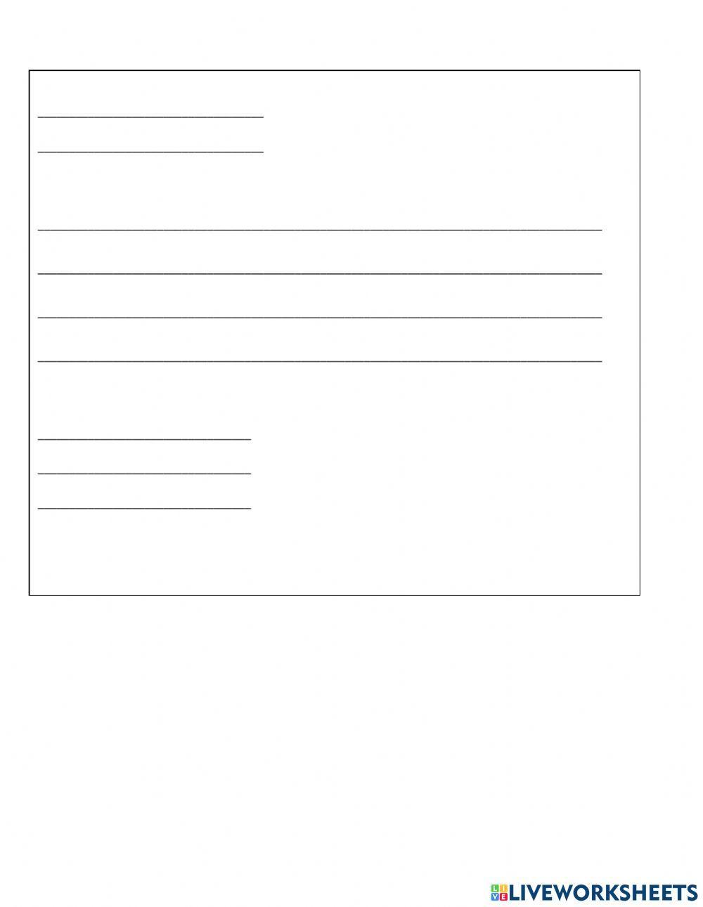 CLB 3 Writing a Note to the Landlord