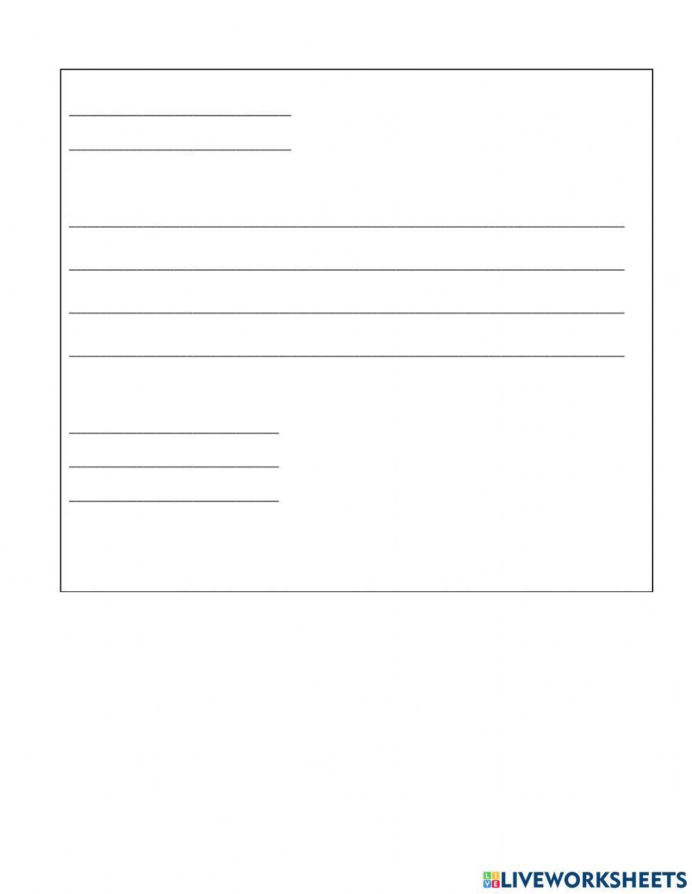 CLB 3 Writing a Note to the Landlord