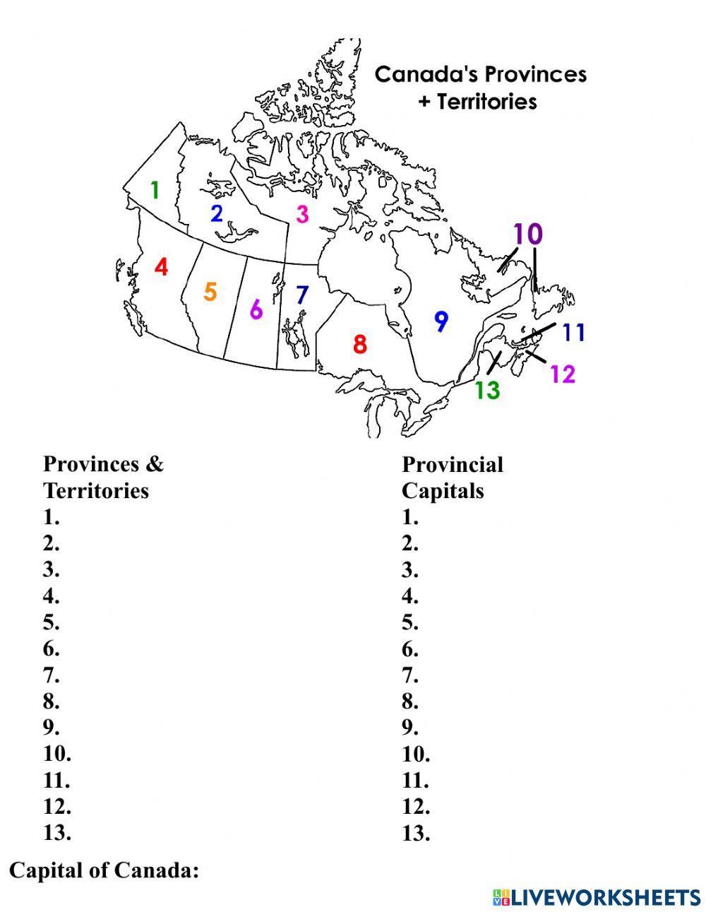 1771405 | Provinces and Territories of Canada, and their 1771405-provinces-and-territories-of-canada-and-their