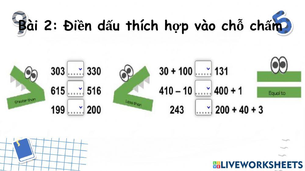 ÔN Toán đổi đơn vị đo và so sánh