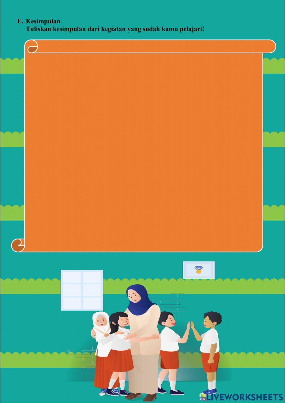 LKPD Kelas 2 Tema 7 Subtema 1 Pembelajaran 4