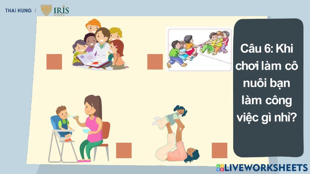 Thơ: Bé làm bao nhiêu nghề