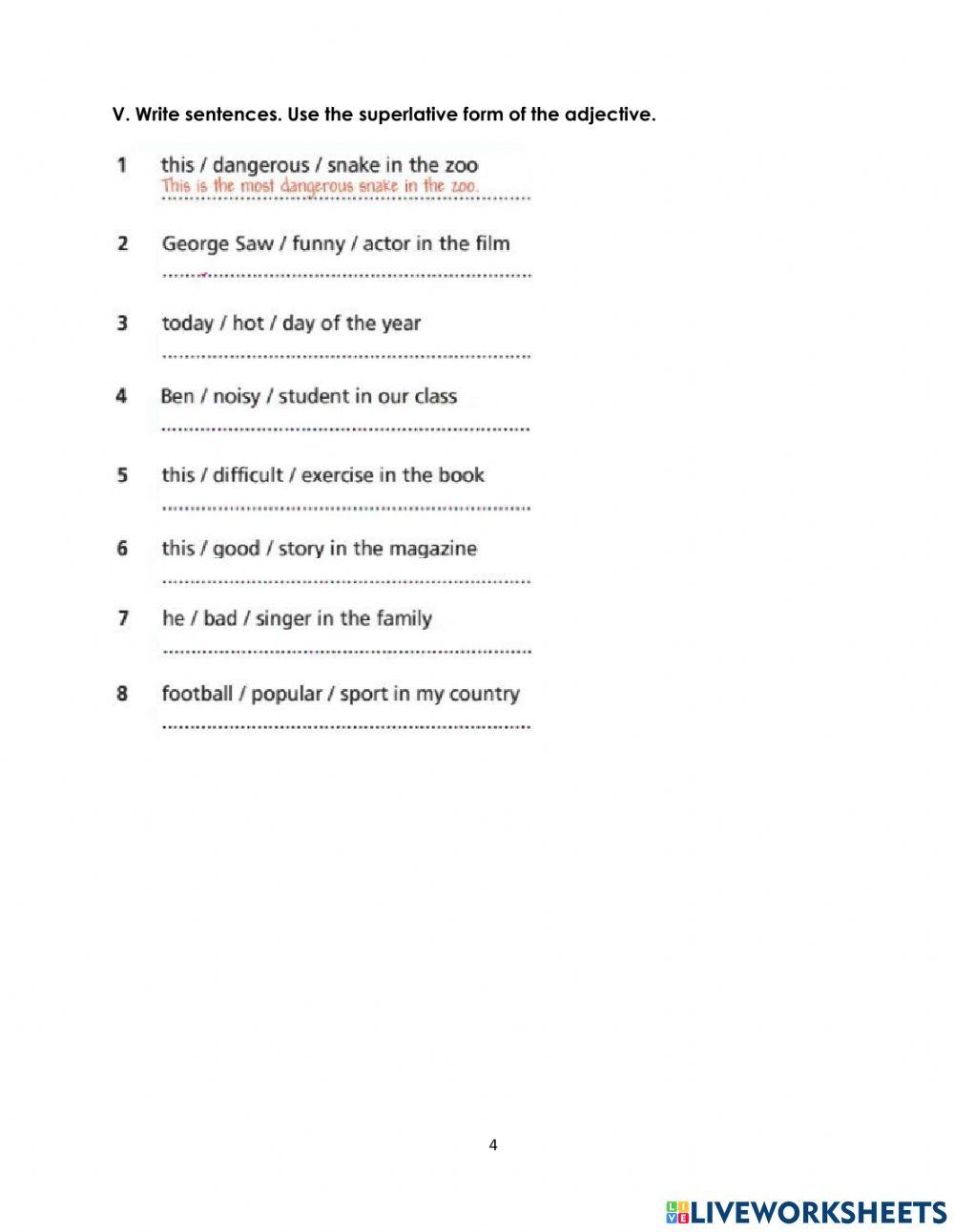 CGE3-Superlative Adjectives