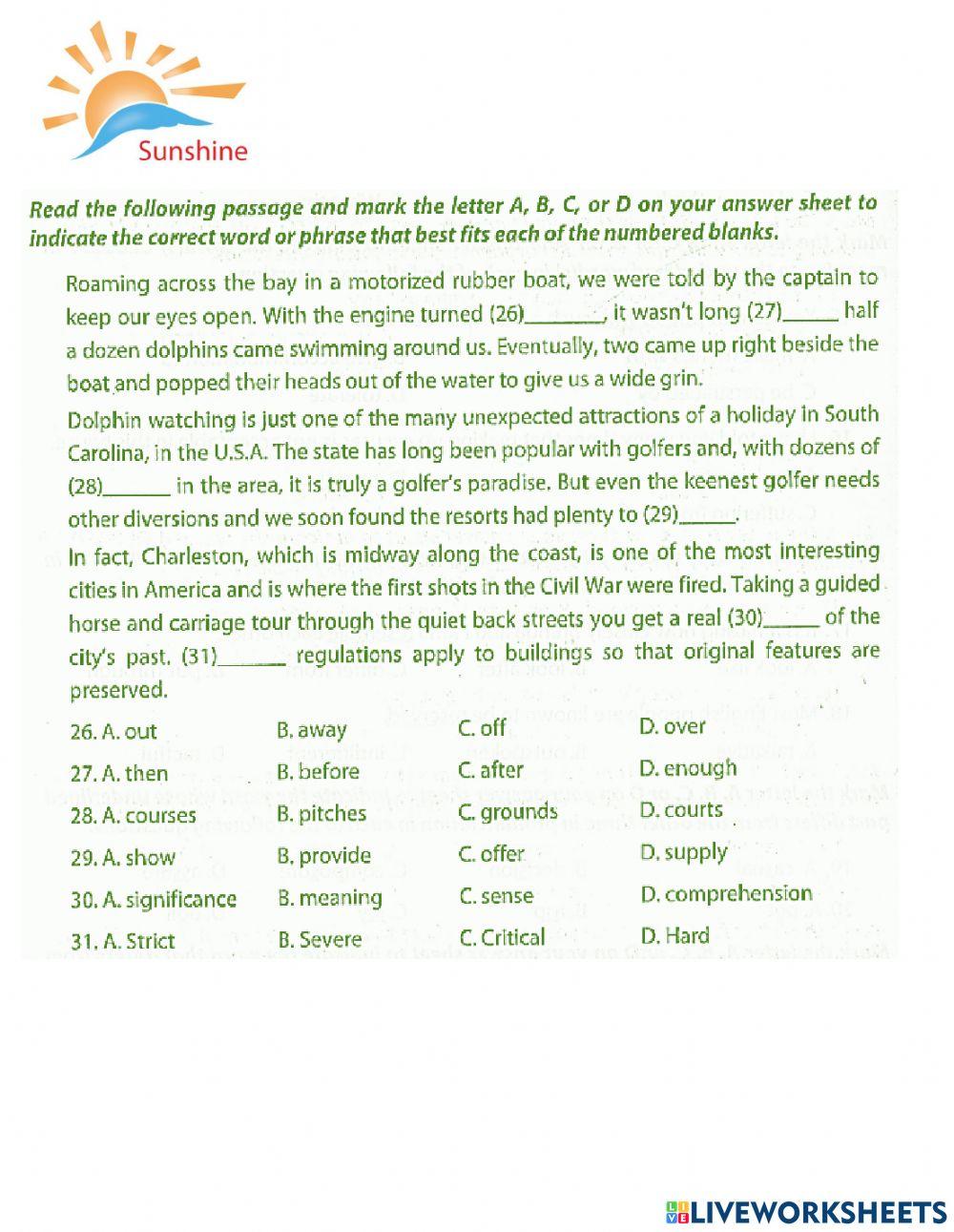 THPT - Practice test 6