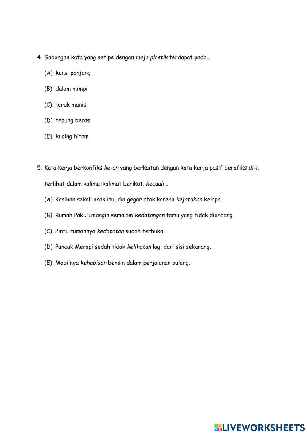 Post test 3 bahasa indonesia