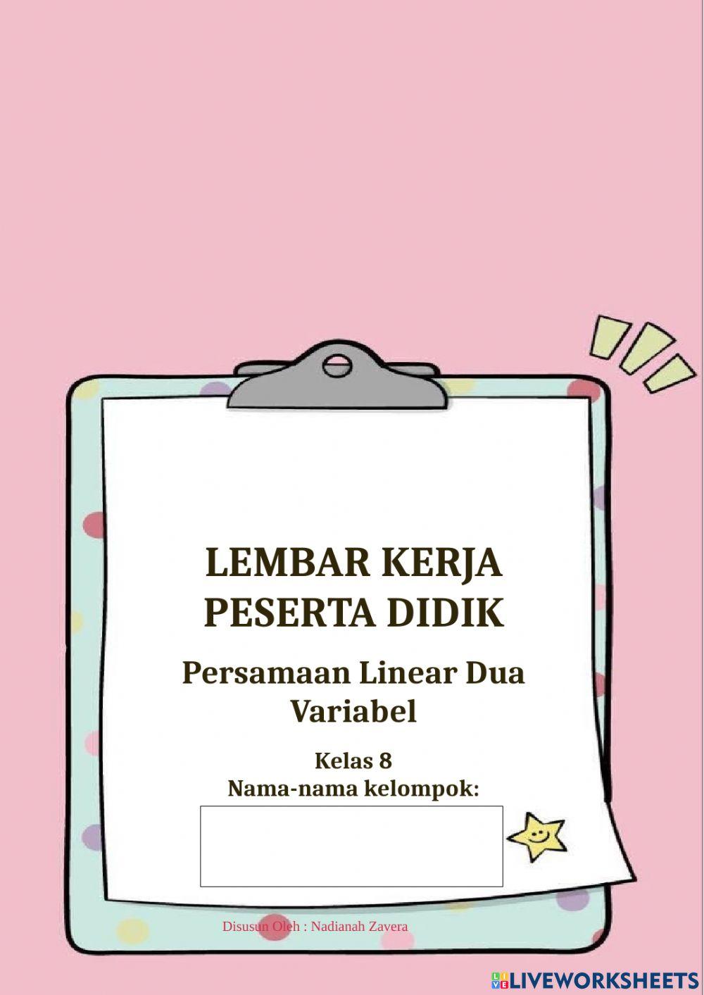 Lkpd spldv bagian 1 kelas 8