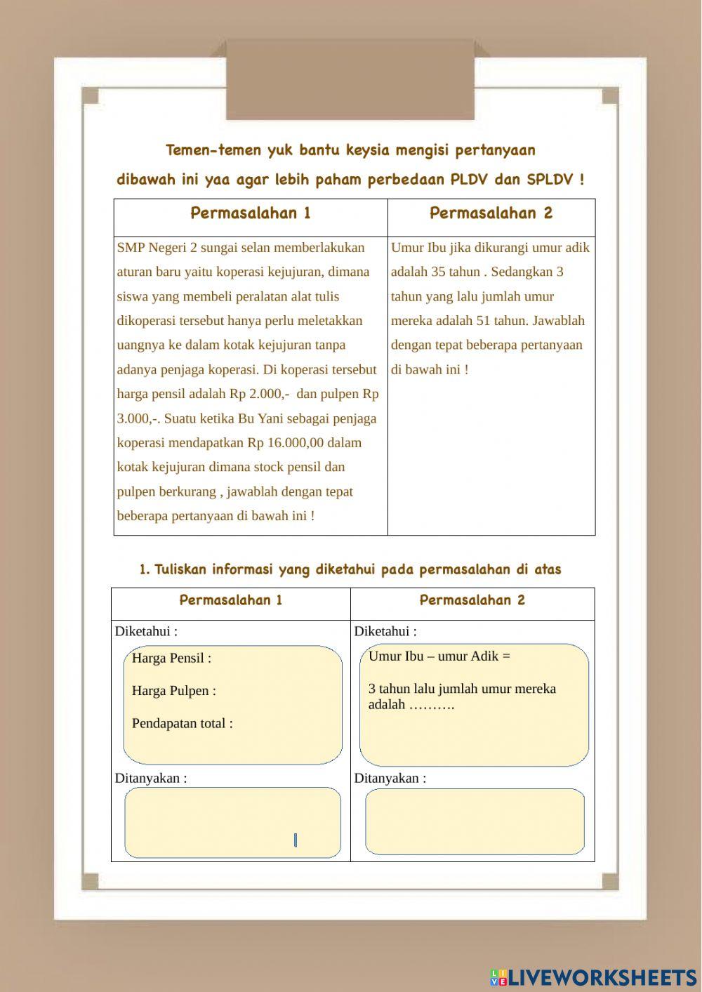 Lkpd spldv bagian 1 kelas 8