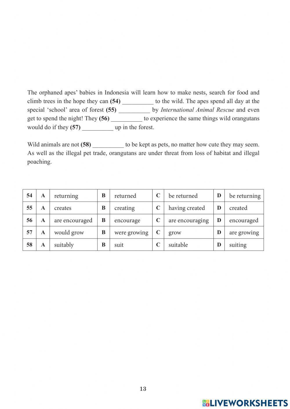 ZNO- Use of English-18d
