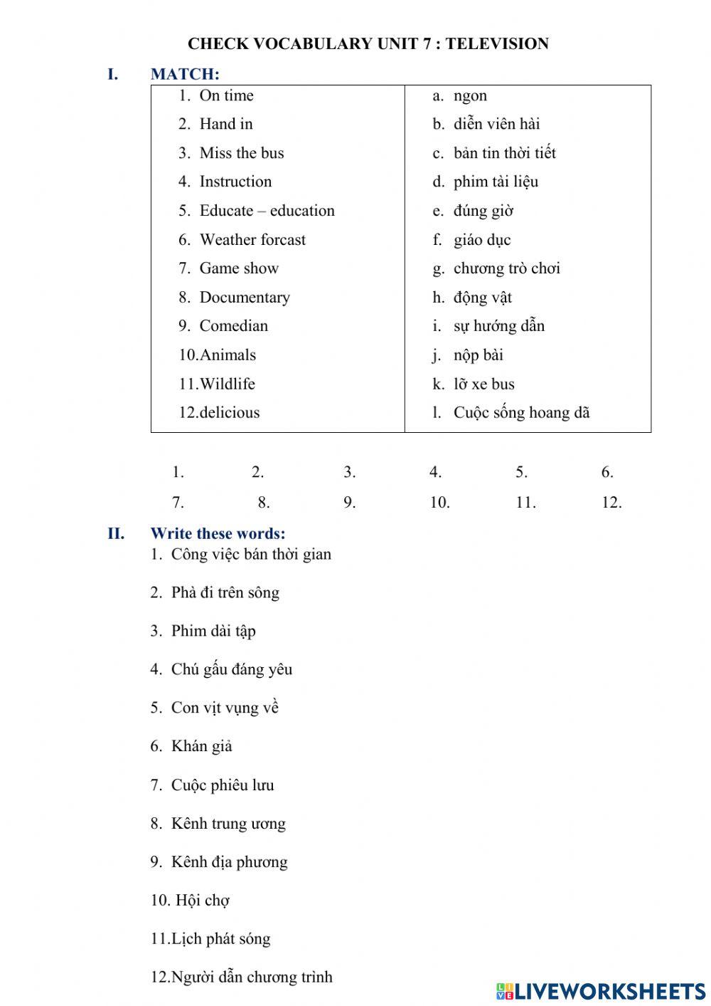 Check voc television