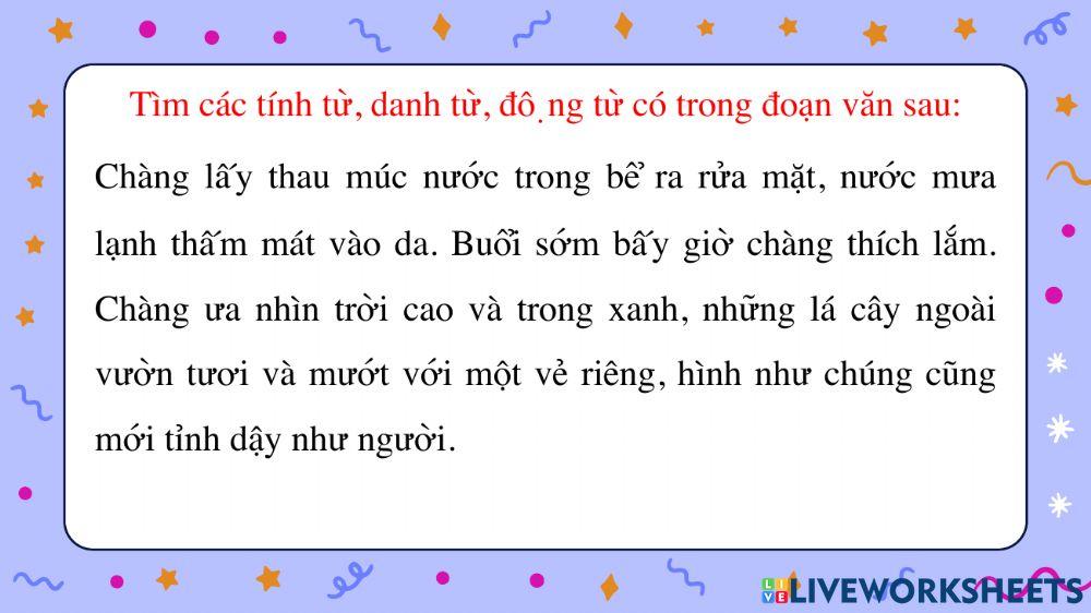 Ôn tập tv 5.1.2022