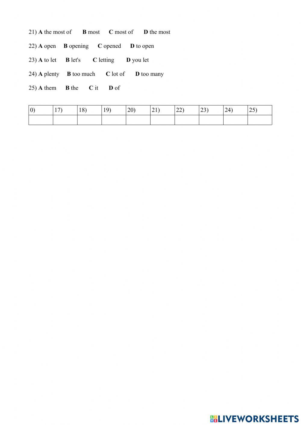 Angol középszint - Nyelvhelysség-19.okt