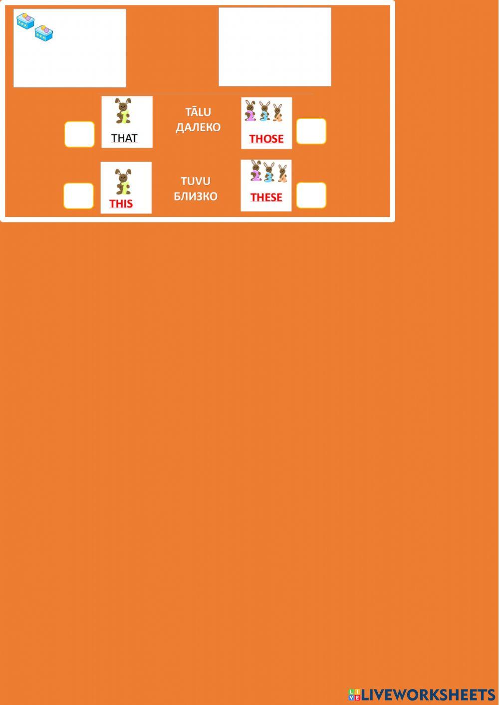 This these that those