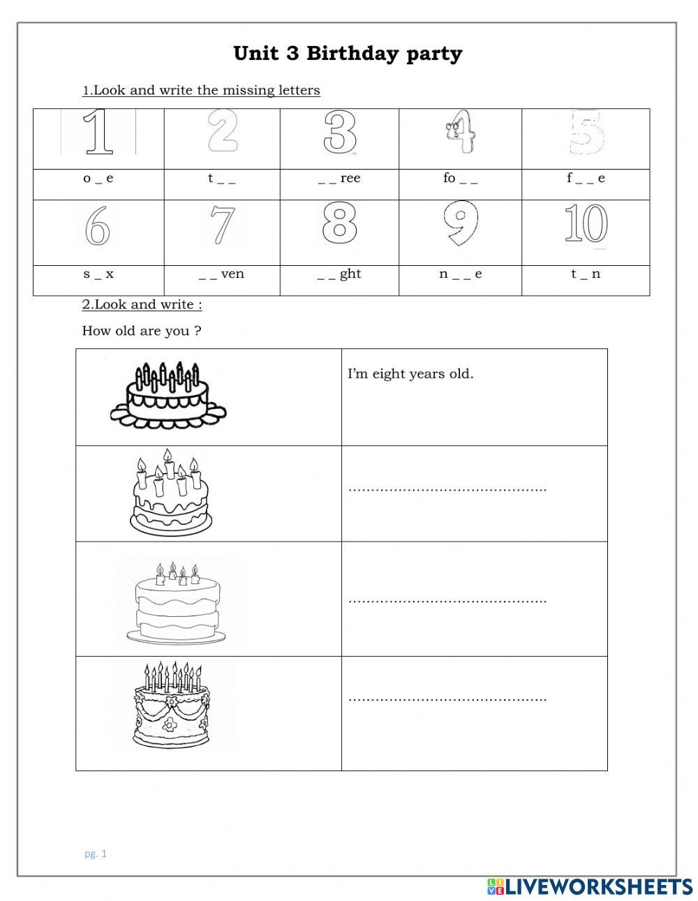 2659940 Unit 3 worksheet EVERYBODY UP 1 ntg2604