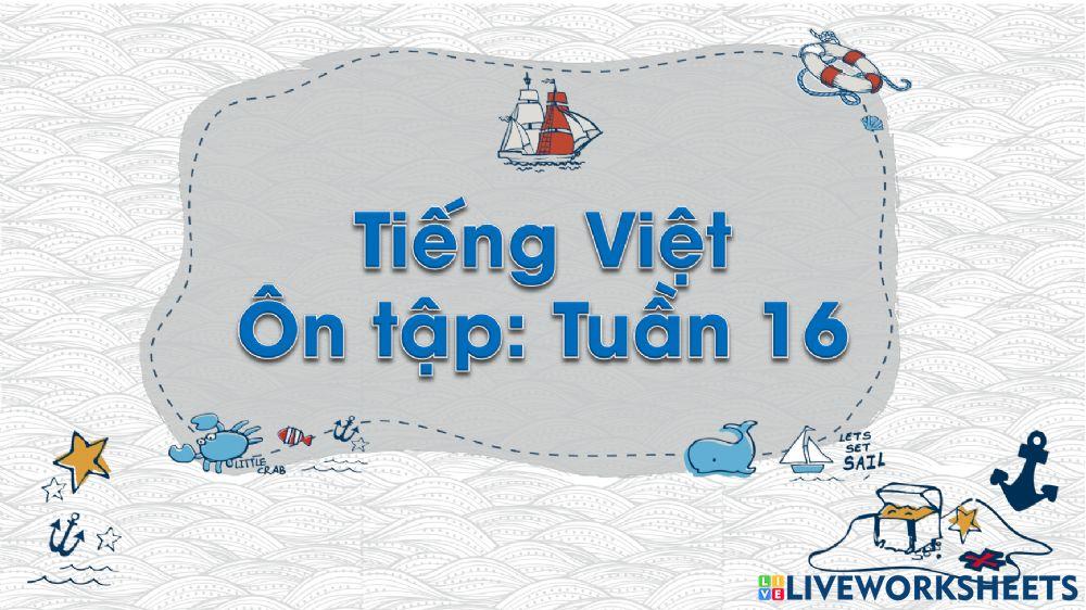 Ôn tập Tiếng Việt tuần 16