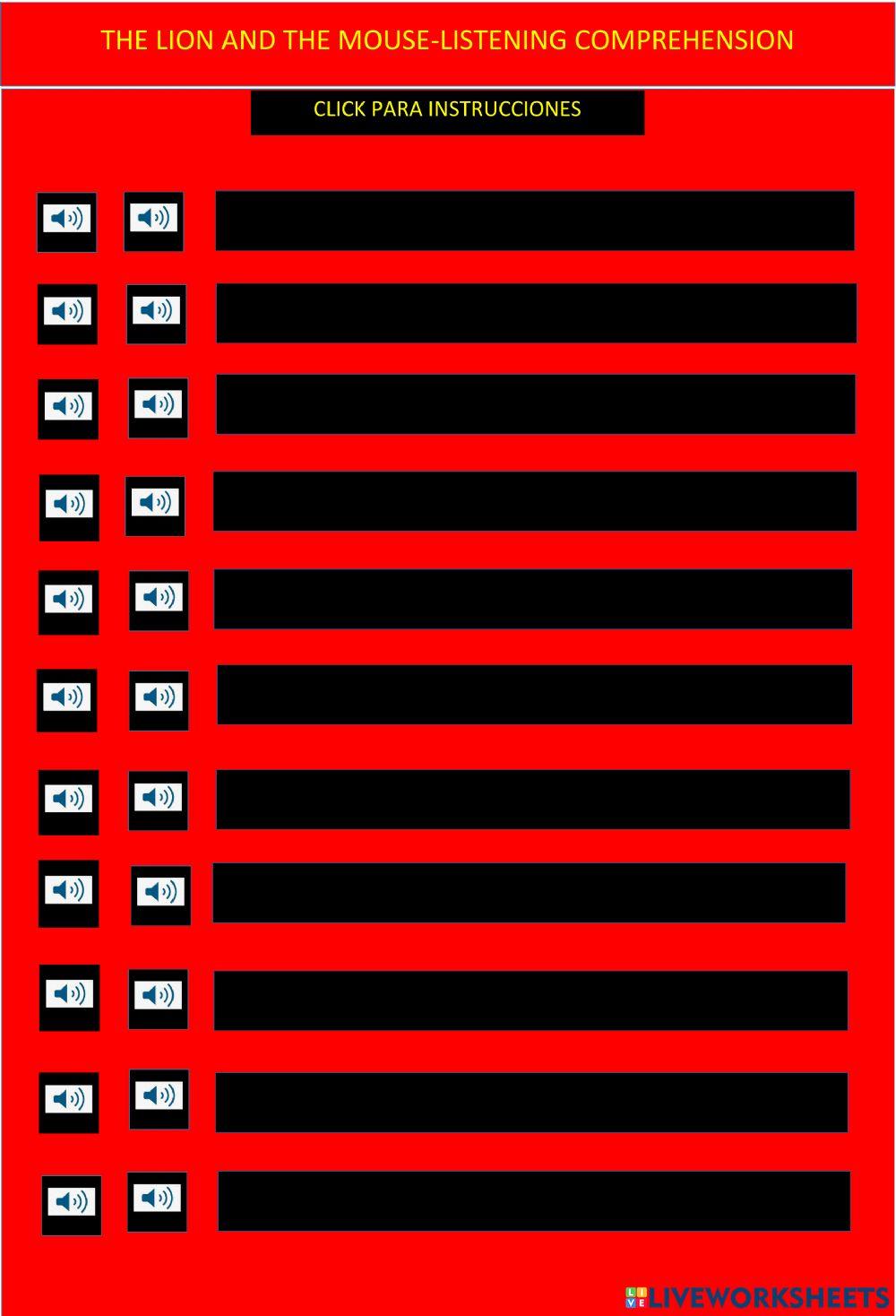 The lion and the mouse