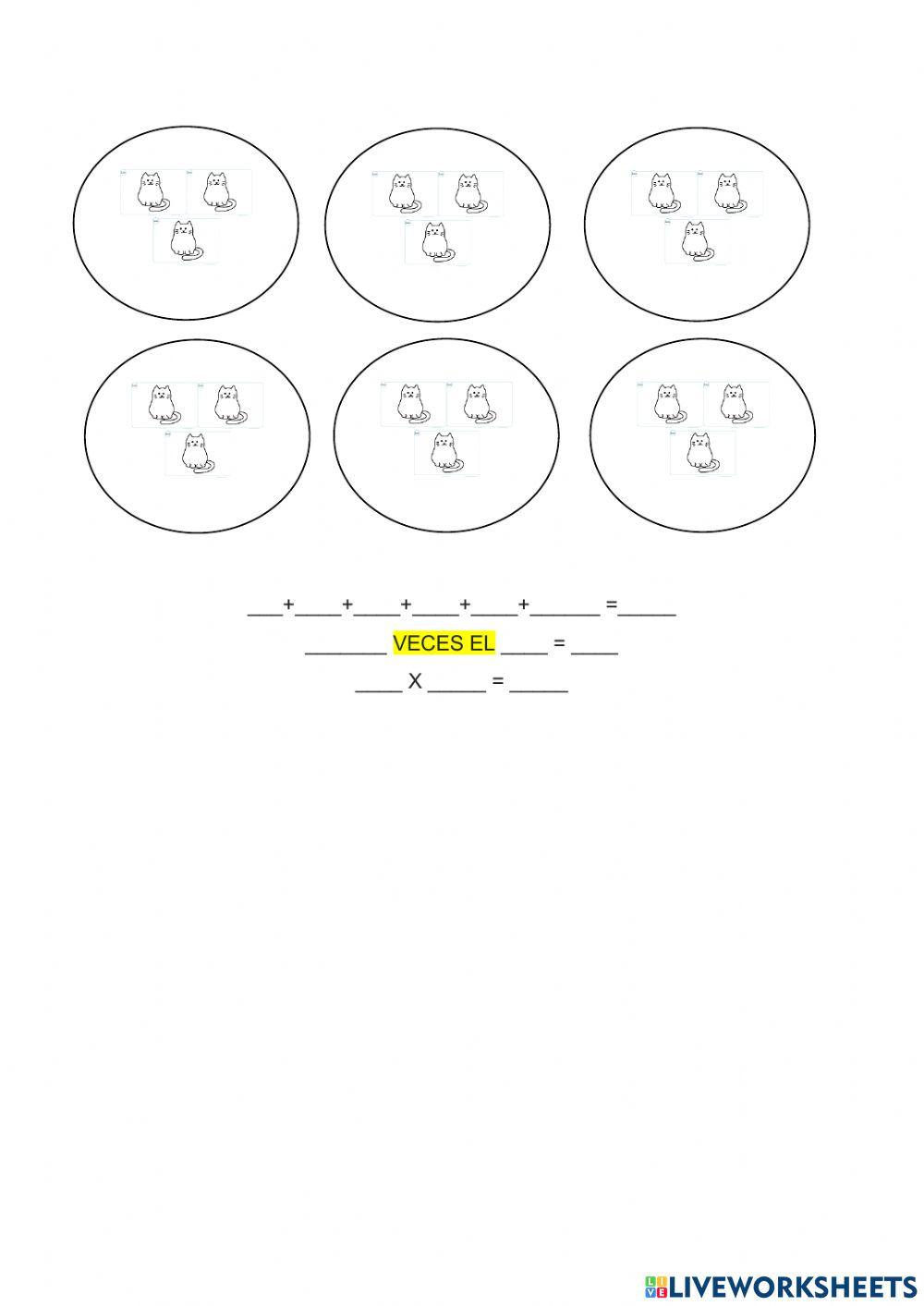 Nocion de multiplicacion