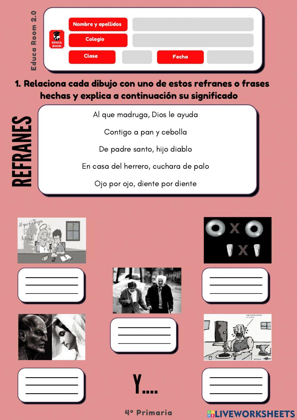 4º ud2 refranes y frases hechas lengua