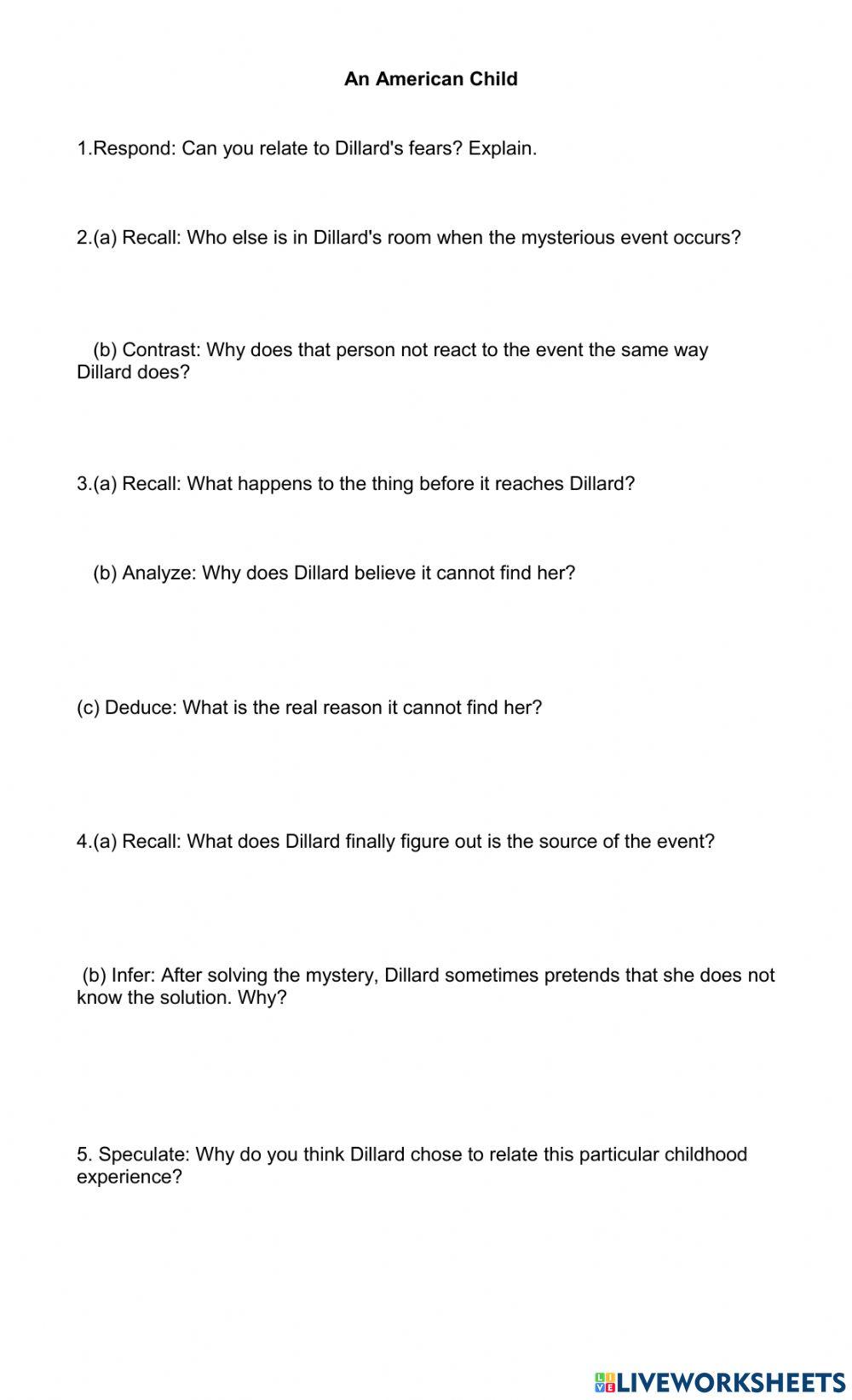 An American Childhood