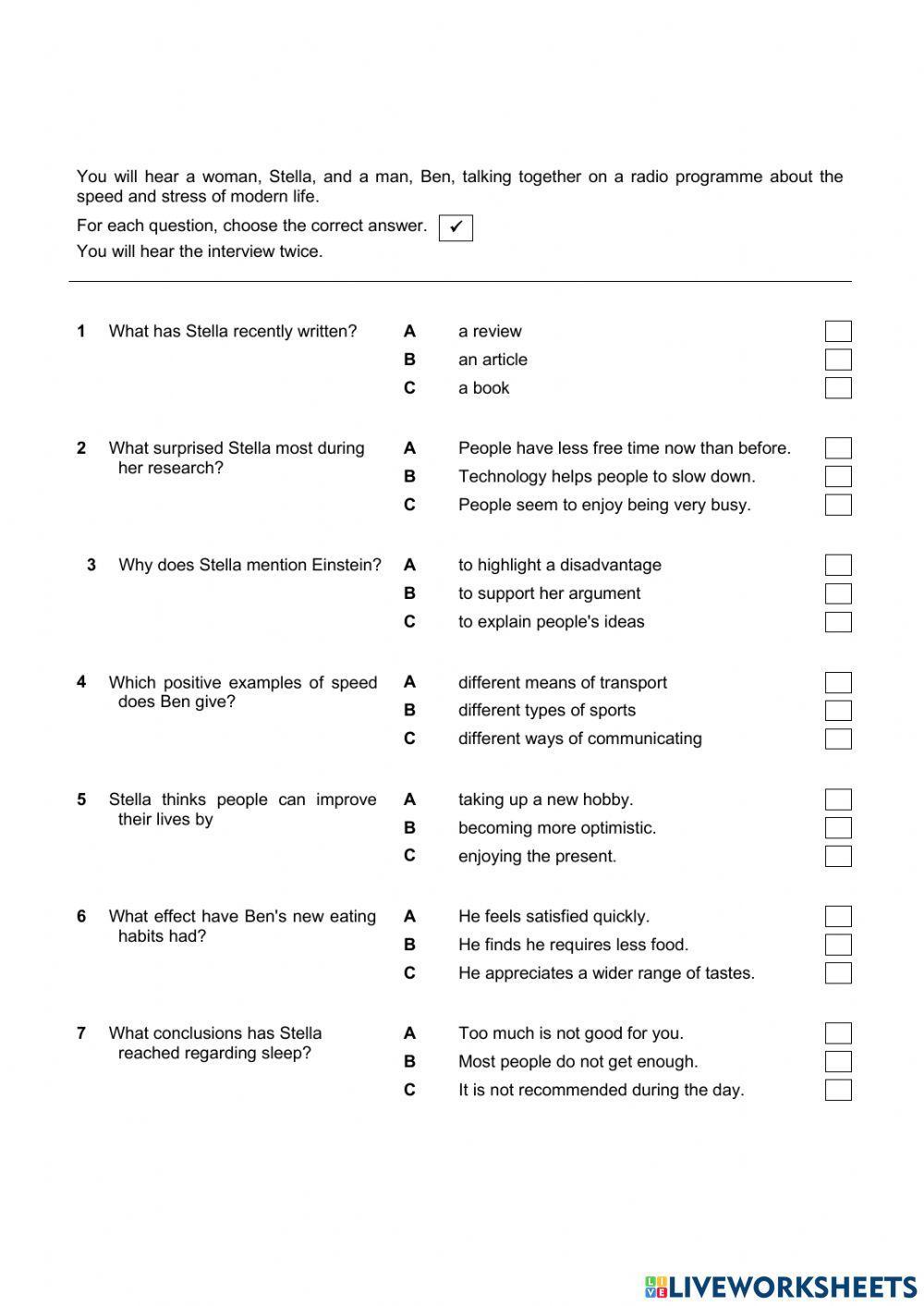 The stress of modern life