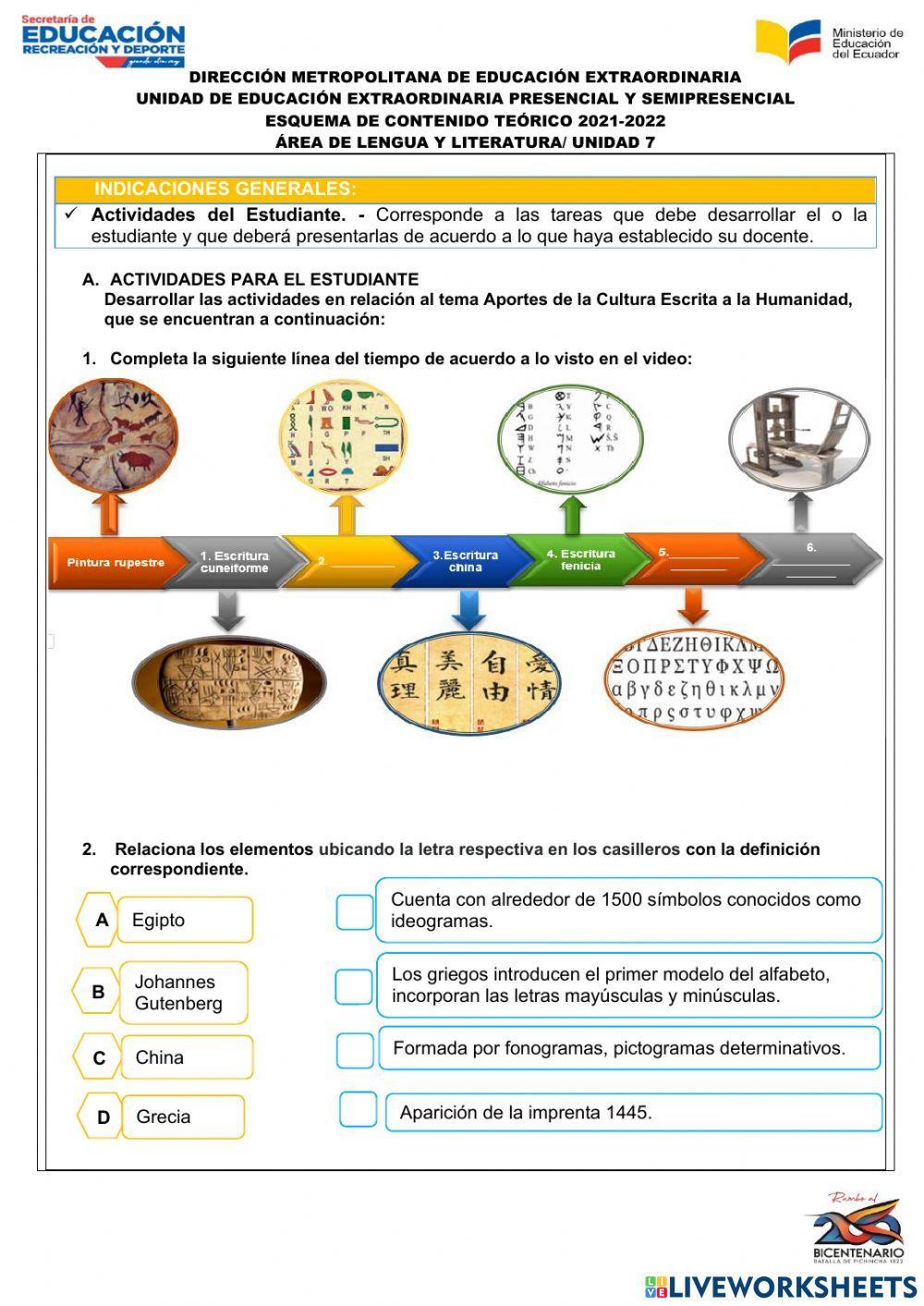 7.Historia de la escritura