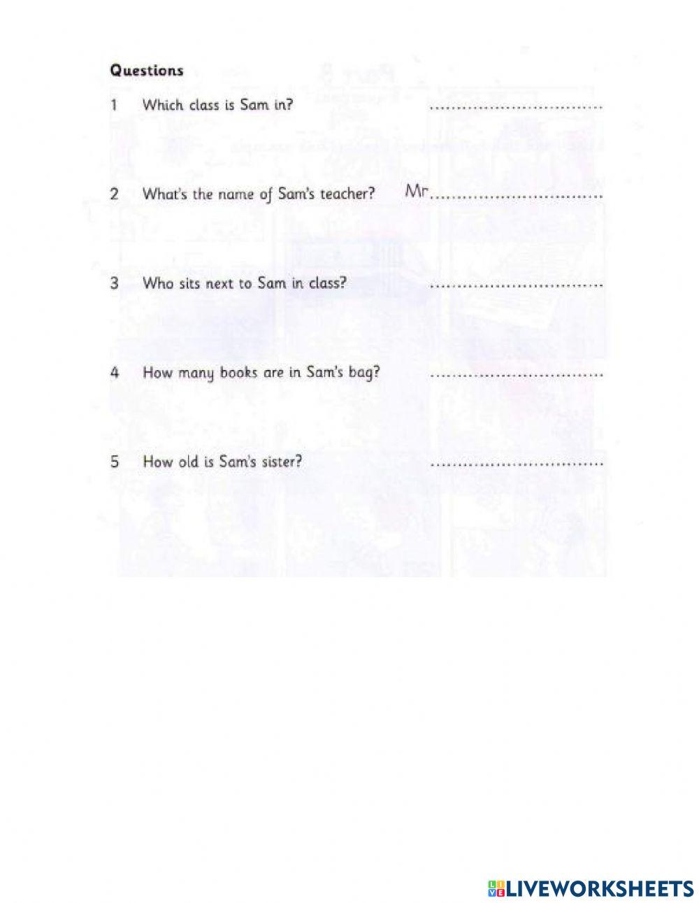 Listening grade 2 term 1