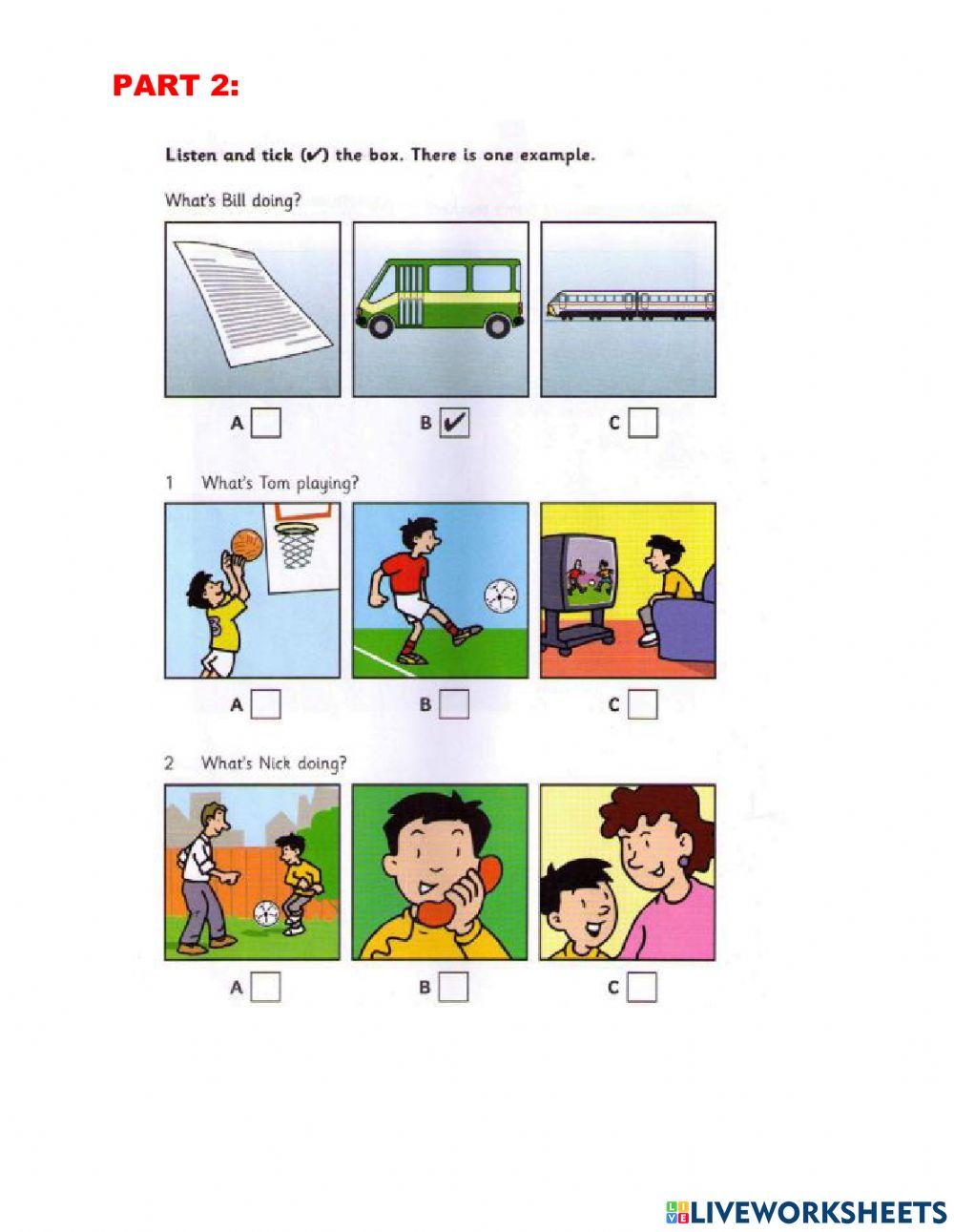 Listening grade 2 term 1