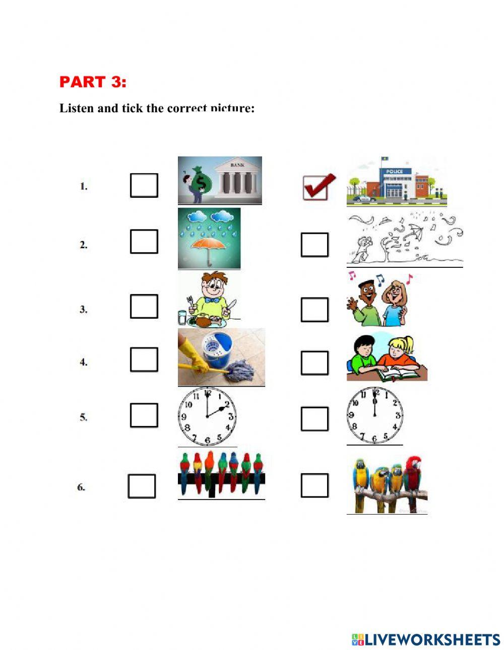 Listening grade 2 term 1