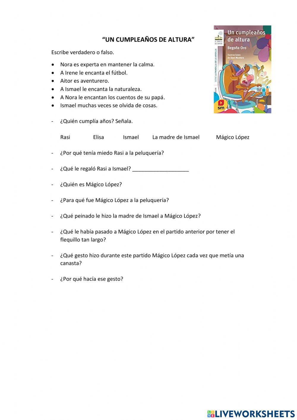 Un cumpleaños de altura