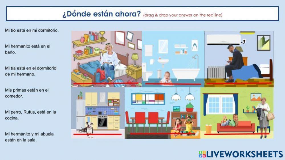 ¿Dónde están? y la casa